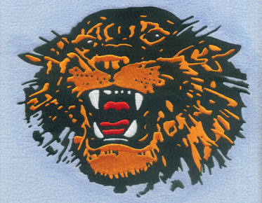 embroidery design tiger head